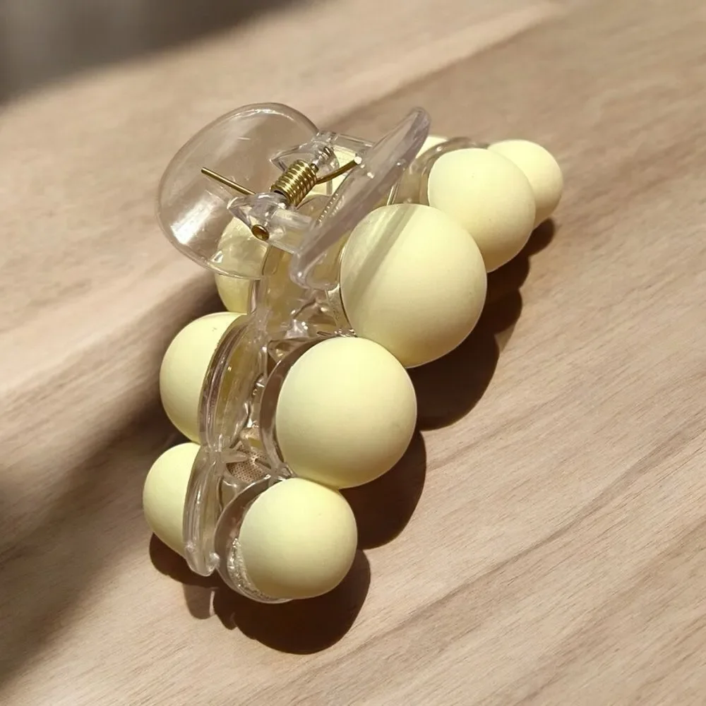 🤯5/$20🤯 Yellow Bubble Hair Claw